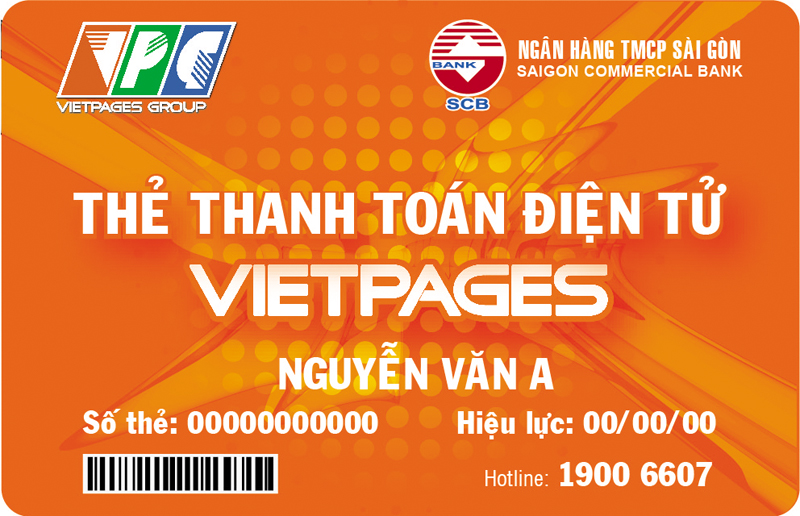 Thẻ thanh toán điện tử Vietpages